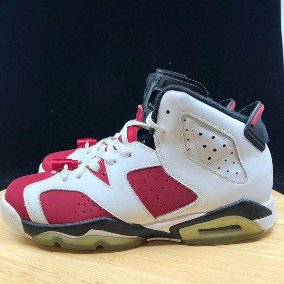 Nike Air Jordan 6 Retro BG Carmine Size 7Y - Picture 7 of 9
